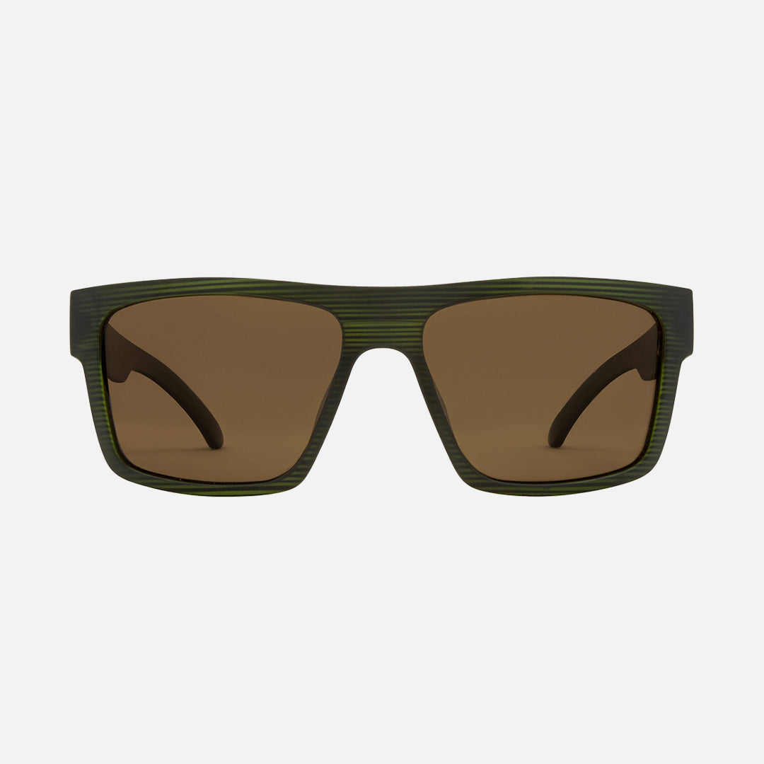 Volley XL - Matte Translucent Olive Streak Frame Brown Injected Polarized