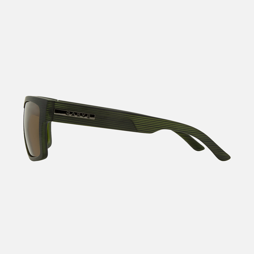 Volley XL - Matte Translucent Olive Streak Frame Brown Injected Polarized