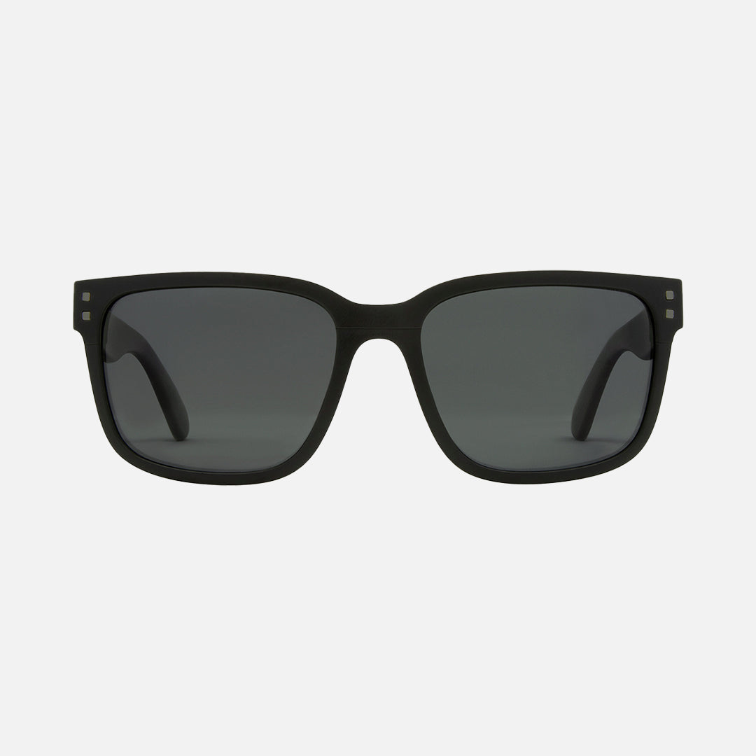 Rivals XL - Matte Black Frame Gray Injected Polarized Lens