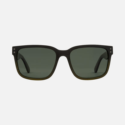 Rivals XL - Matte Black Olive Streak Frame Green Injected Polarized Lens