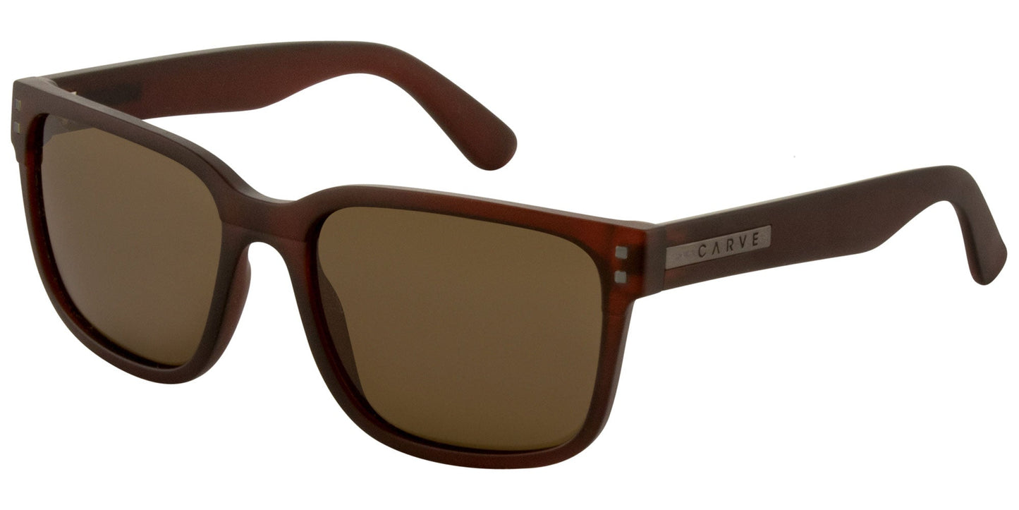 Rivals XL - Matt Translucent Brown, Brown Polarized Lens