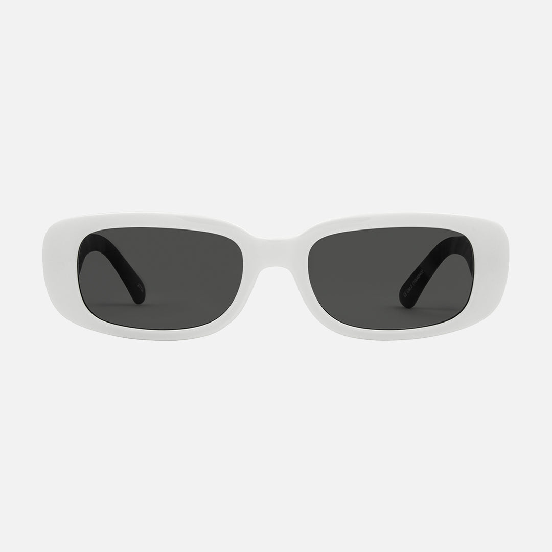 Status - Gloss White/Matt Black Frame Gray Lens