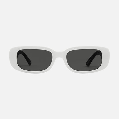 Status - Gloss White/Matt Black Frame Gray Lens