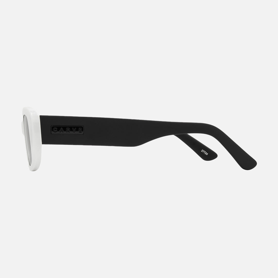 Status - Gloss White/Matt Black Frame Gray Lens