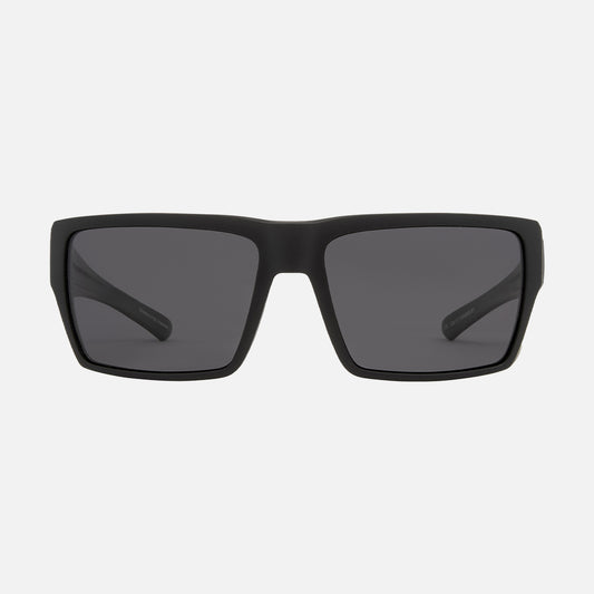 Sanada - Matte Black Frame Gray Injected Polarized Lens