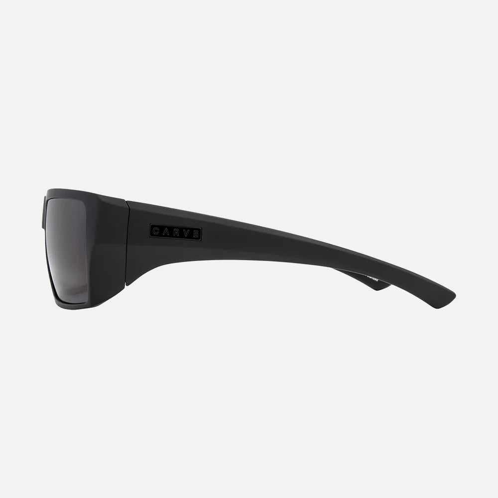 Sanada - Matte Black with Gray Polarized Lens