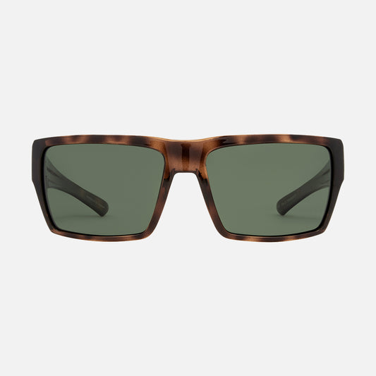 Sanada - Gloss Muted Tort Frame Green Injected Polarized Lens