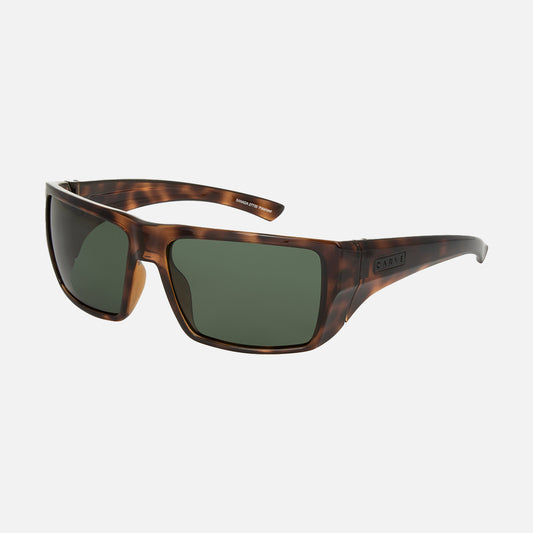 Sanada - Gloss Muted Tort Frame Green Injected Polarized Lens