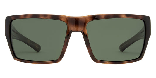 Sanada -  Gloss Muted Tort Green Injected Polarized Lens