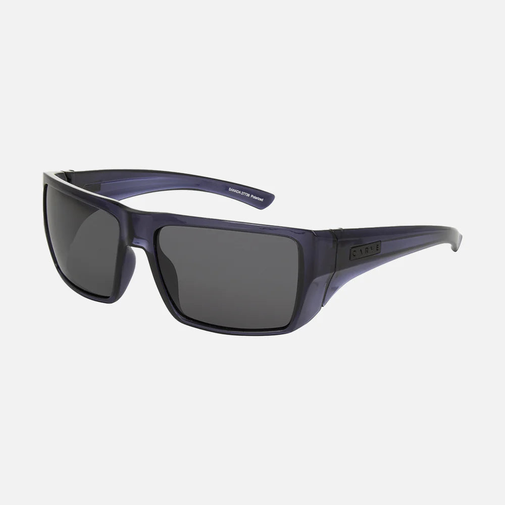 Sanada - Gloss Crystal Denim Blue with Gray Injected Polarized Lens
