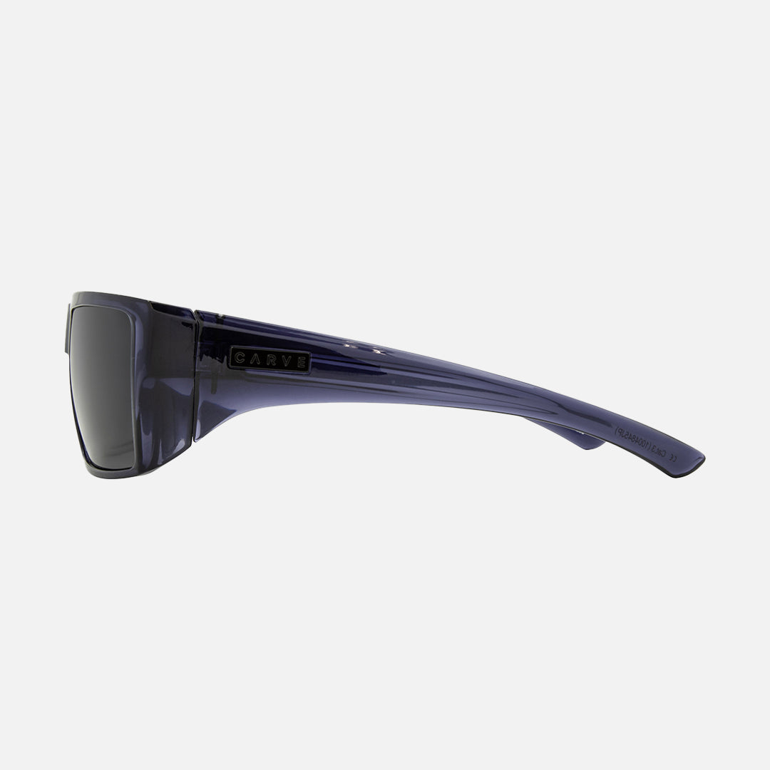 Sanada - Gloss Crystal Denim Frame Gray Injected Polarized Lens