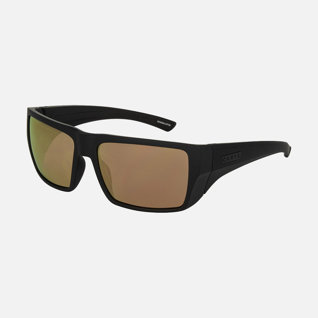 Sanada - Matte Black Frame Gray Copper Iridium Lens