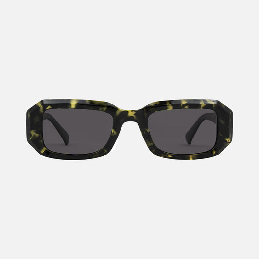 Asher - Gloss Fire Tort Matte Black / Grey Lens