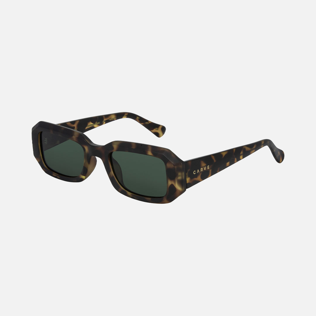 Asher - Matte Tort Frame Green Lens