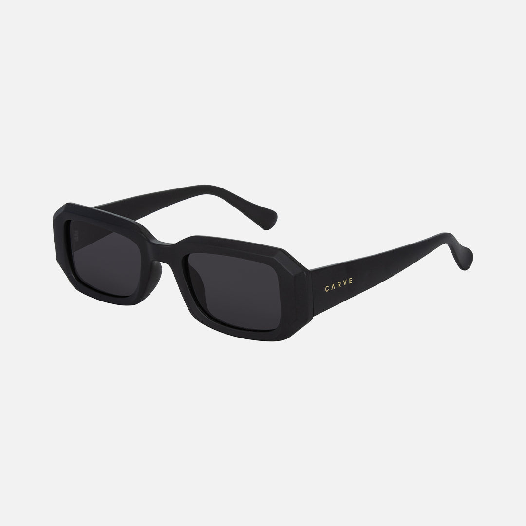 Asher - Matte Black Frame Gray Injected Polarized Lens