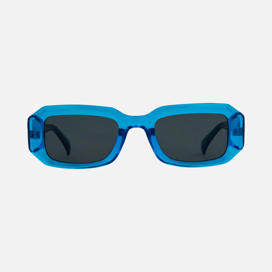 Asher - Gloss Crystal Cyan / Grey Lens