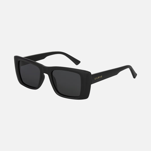 Hey Ho - Matt Black Frame Dark Grey Injected Polarized Lens