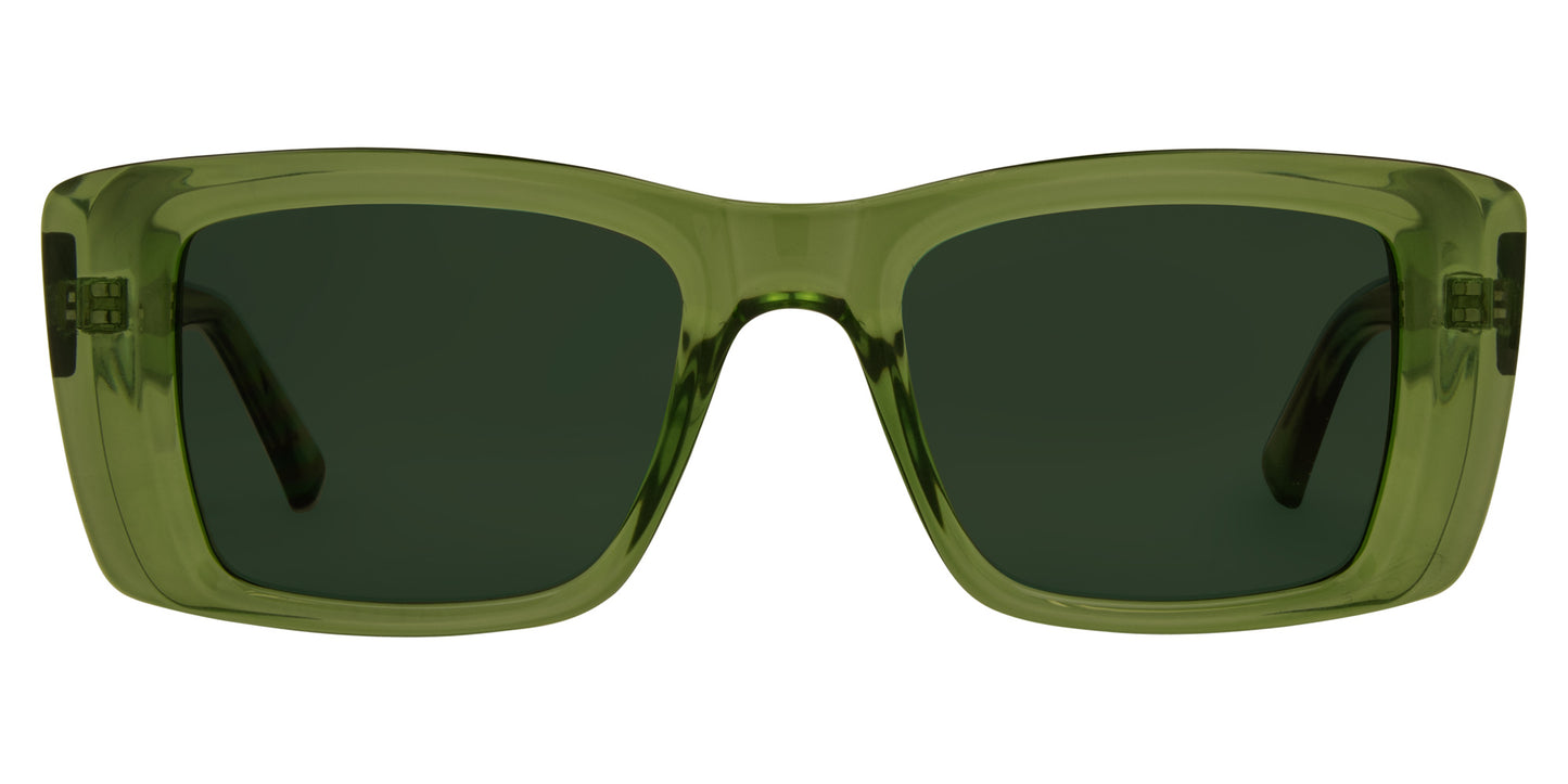 Hey Ho - Gloss Crystal Olive Leaf / Green Lens