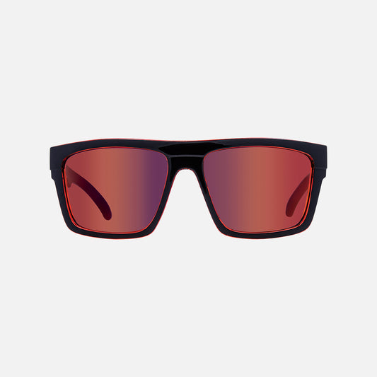 Volley - Gloss Black Frame Red Iridium Lens