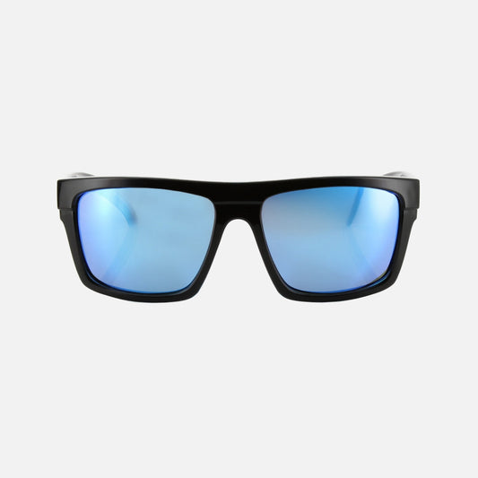 Volley - Gloss Black Frame Blue Iridium Injected Polarized Lens