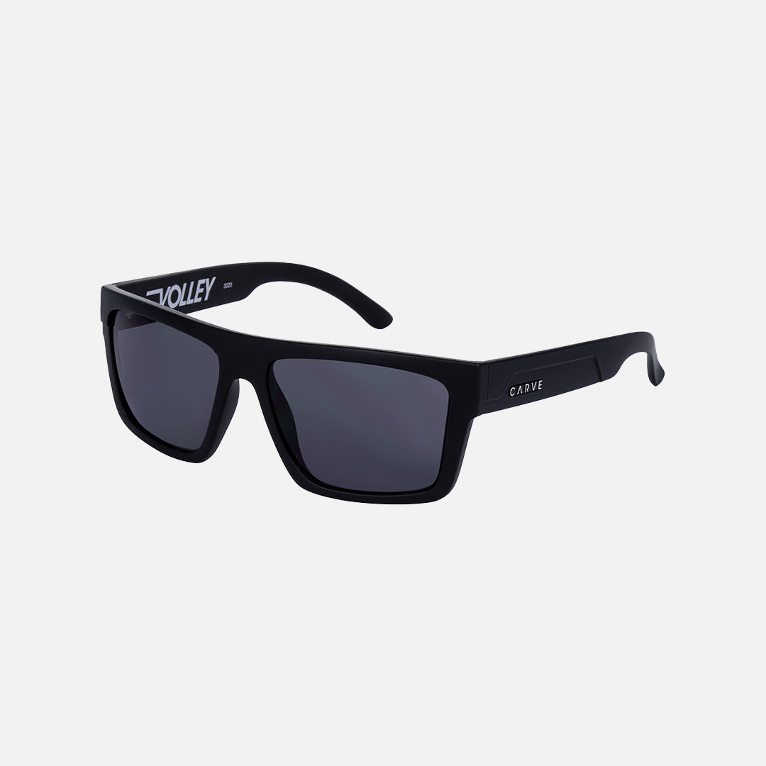 Volley - Matte Black Frame Smoke Lens Sunglasses