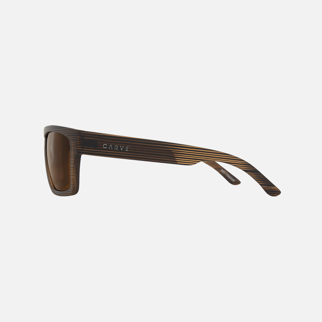 Volley - Matte Brown Streaks with Brown Polarized Lens