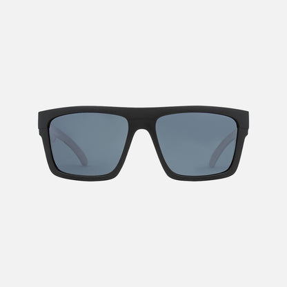 Volley - Matte Black Frame Silver Mirror Polarized Lens