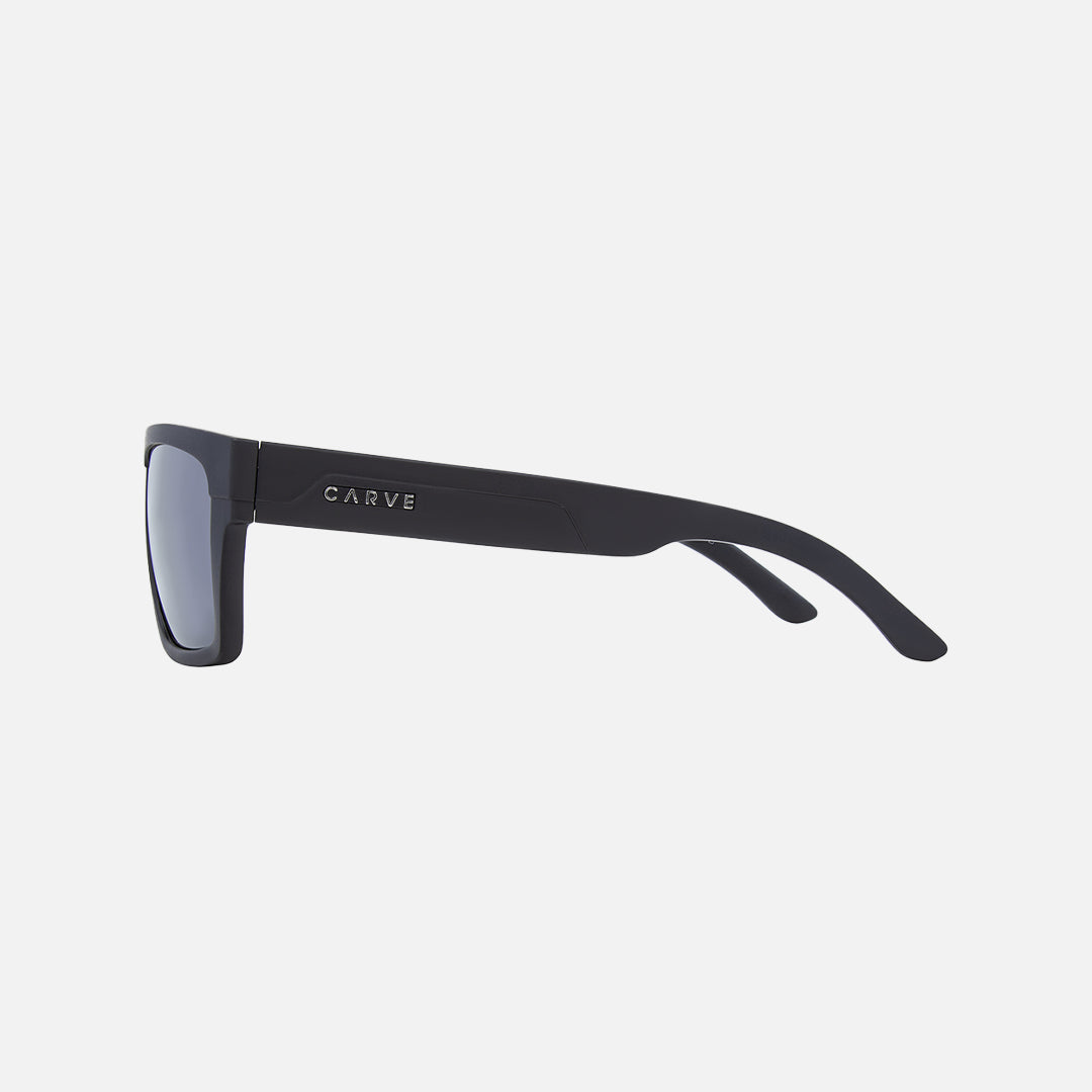 Volley - Matte Black Frame Silver Mirror Polarized Lens