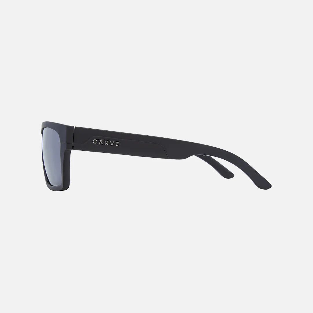 Volley - Matte Black with Silver Iridium Injected Polarized Lens