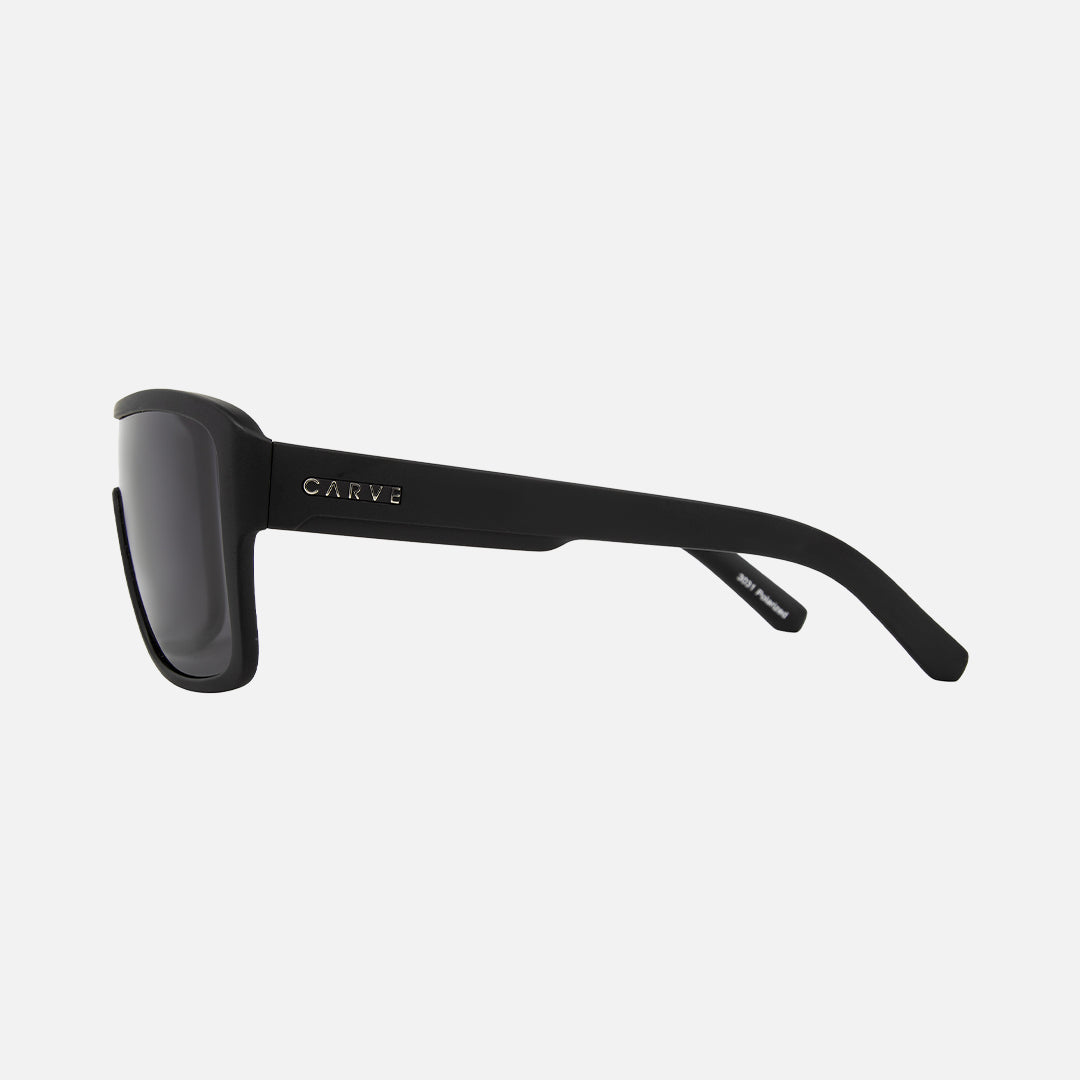 Anchor Beard - Polarized Matte Black Frame Sunglasses