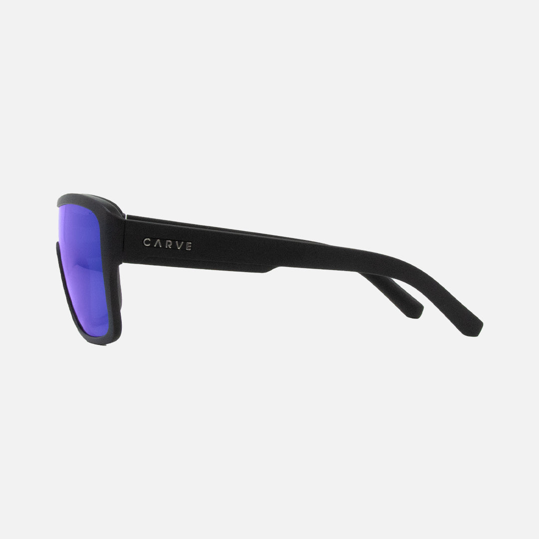 Anchor Beard -  Matt Black Blue Iridium Polarized Lens