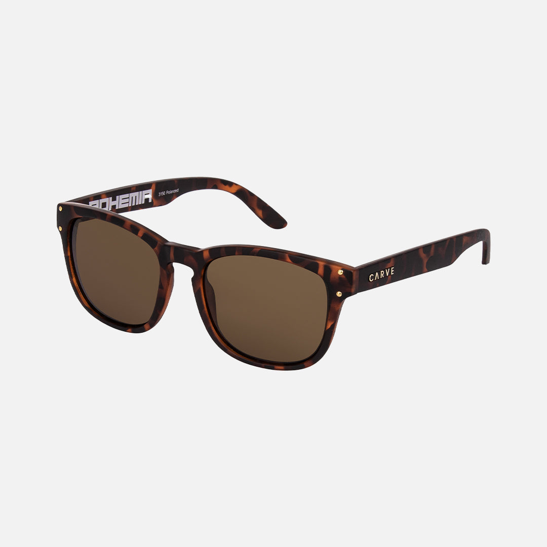 Bohemia - Matte Tort Frame Gray Polarized Lens