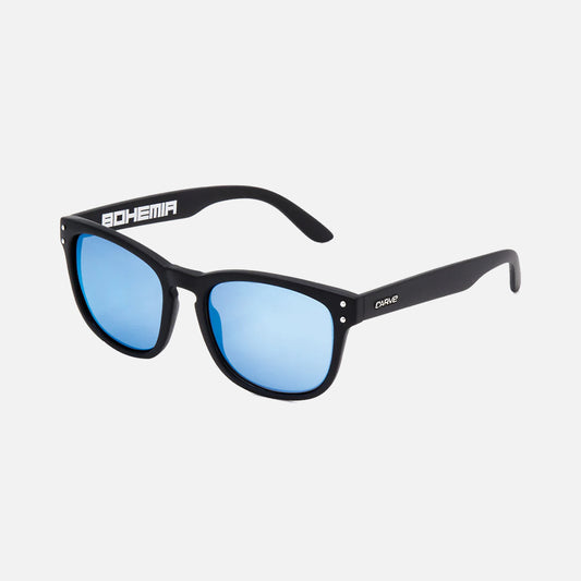 Bohemia - Matte Black Frame Blue Polarized Iridium Lens