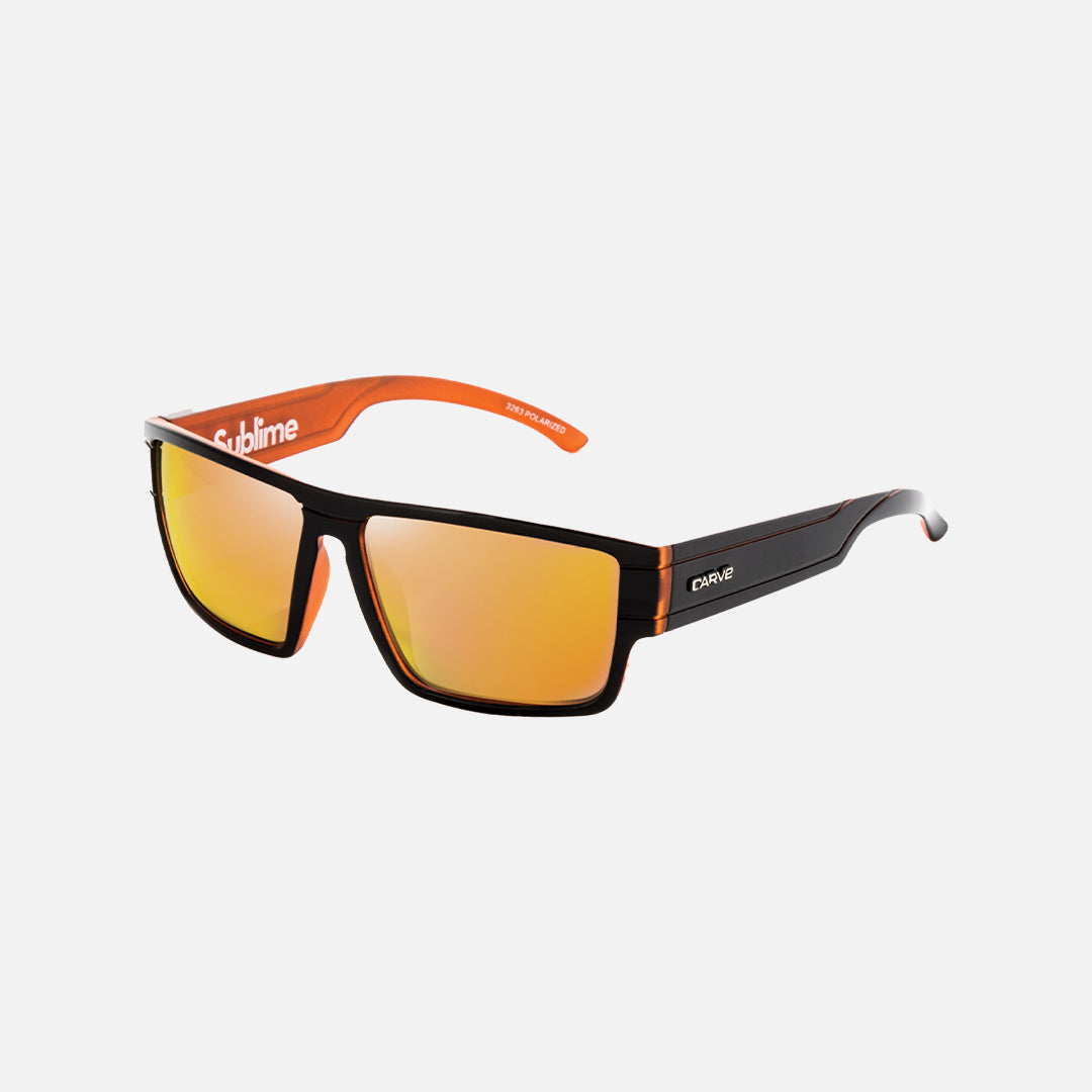 Sublime - Gloss Black Frame Orange Polarized Iridium Lens