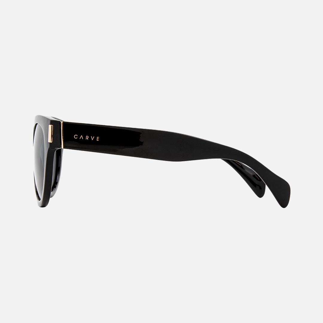 Vivian - Gloss Black Smoke -  Polarized