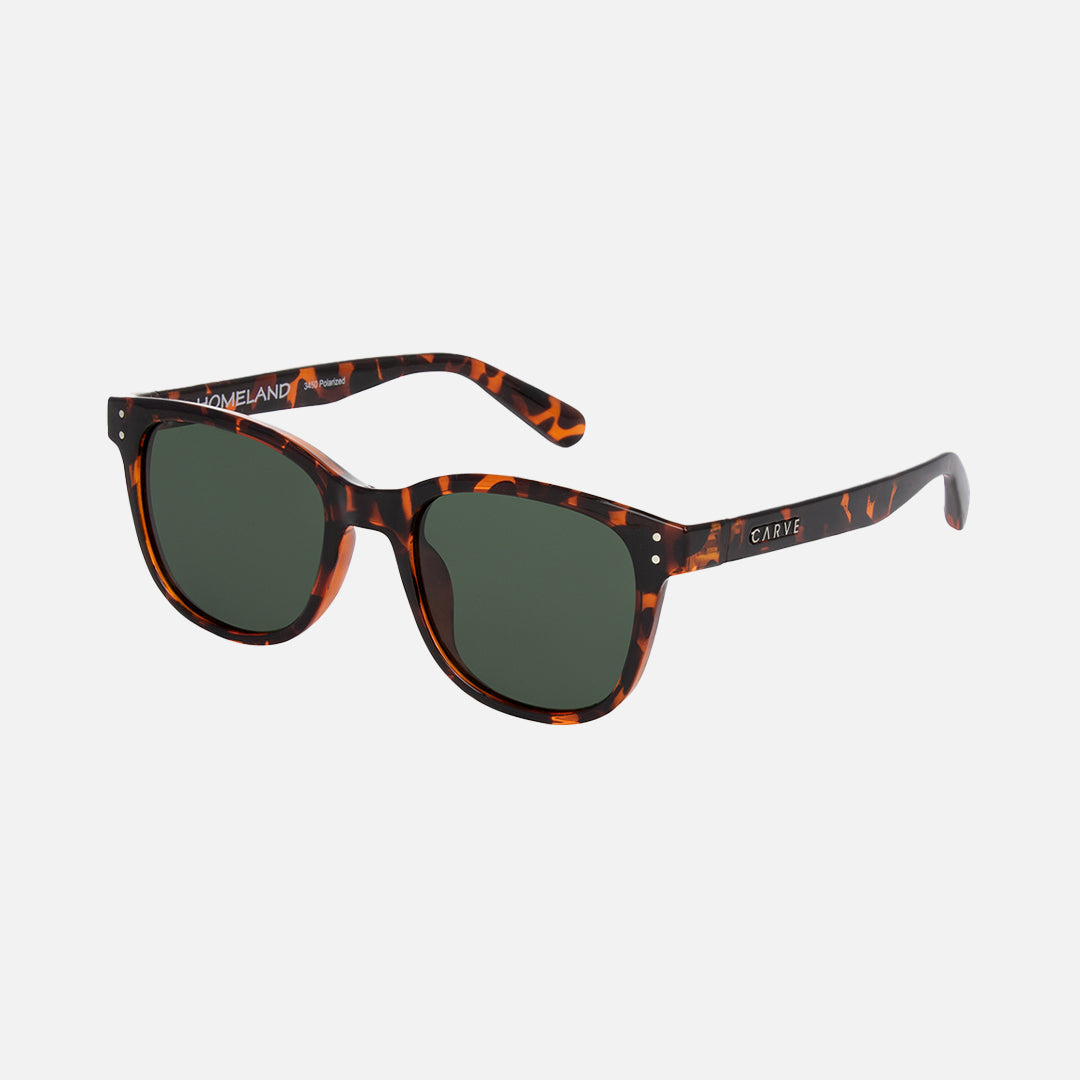 Homeland - Gloss Tort Frame Green Injected Polarized Lens