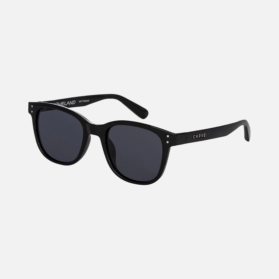 Homeland - Gloss Black Frame with Gray Injected Polarized Lens