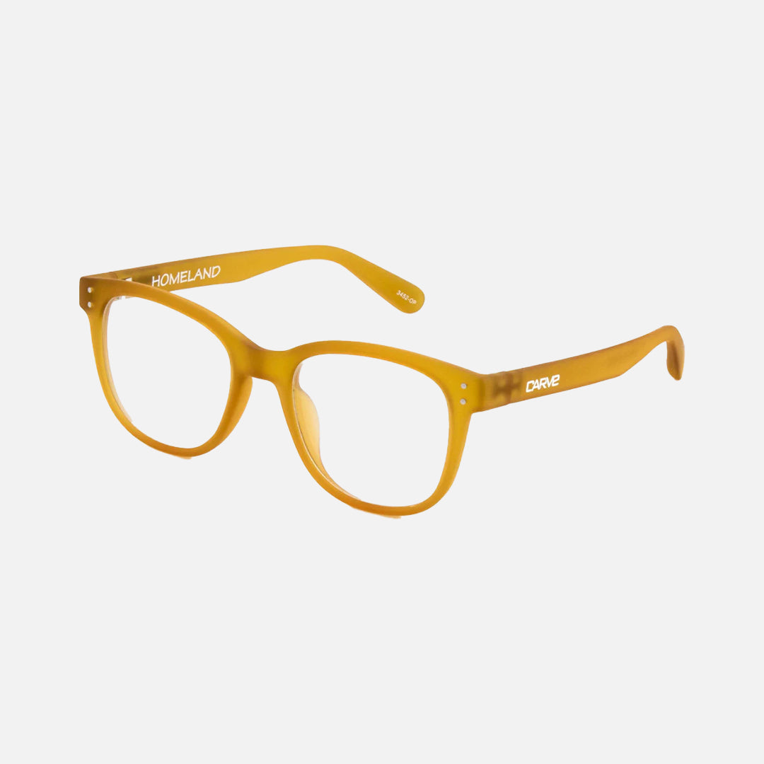 Homeland - Reading Matte Honey Frame Glasses