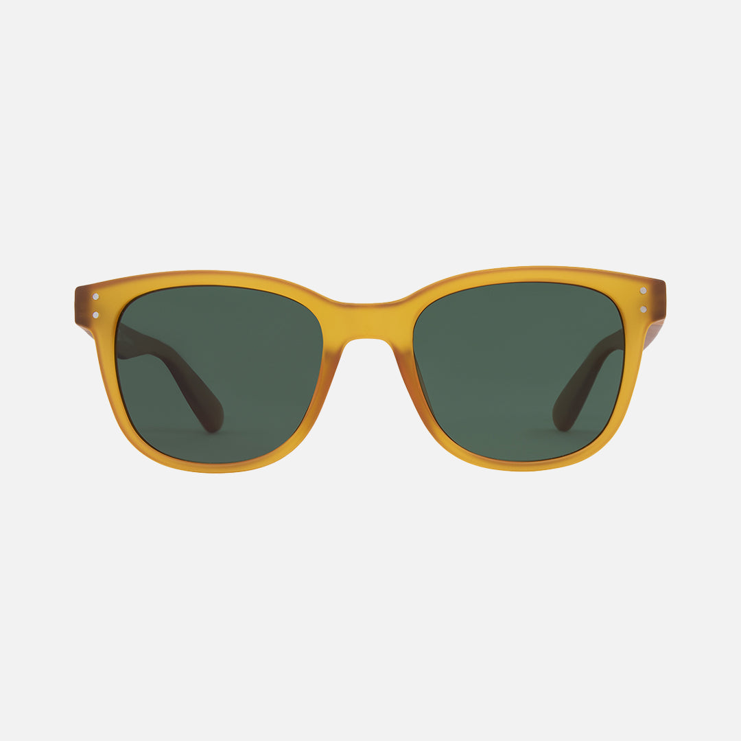 Homeland - Matt Honey Frame Green Injected Polarized Lens