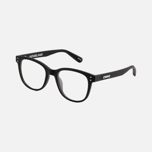 Homeland - Reading Matte Black Frame Glasses