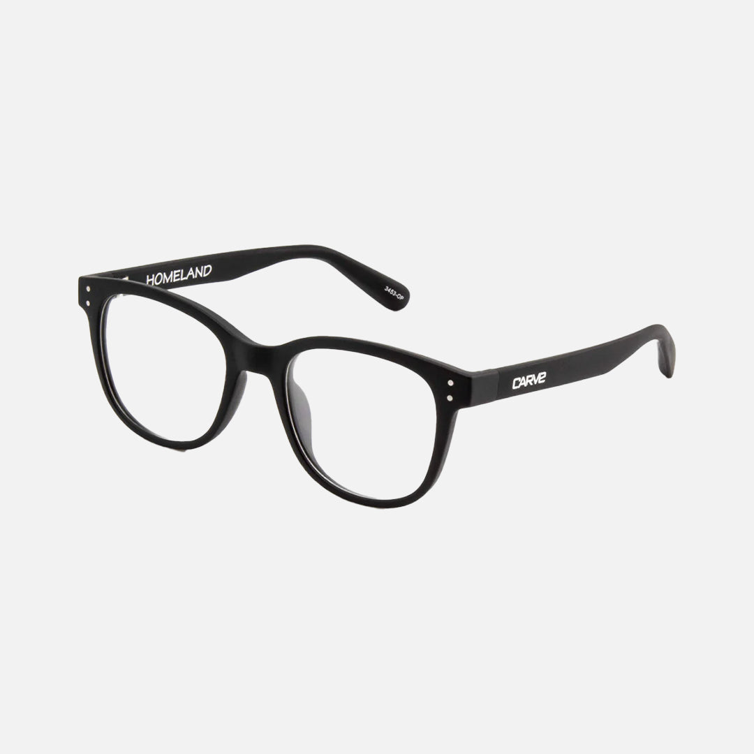 Homeland - Blue Light Matte Black Frame Glasses