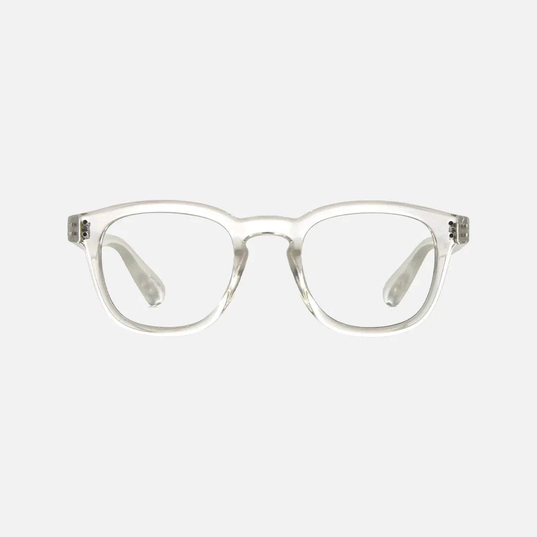 Havana - Blue Light Reading Gloss Clear Frame Glasses