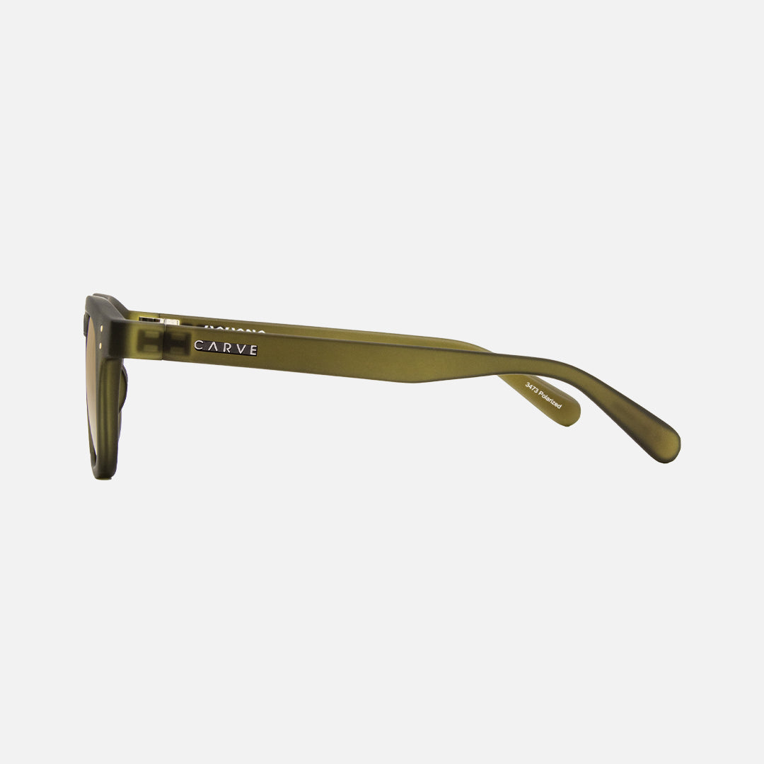 Havana - Olive Translucent Frame Bronze Injected Polarized Lens