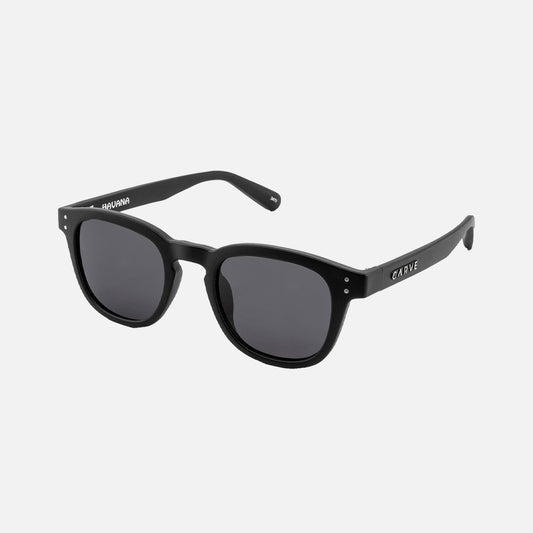 Havana - Matte Black Frame Gray Lens