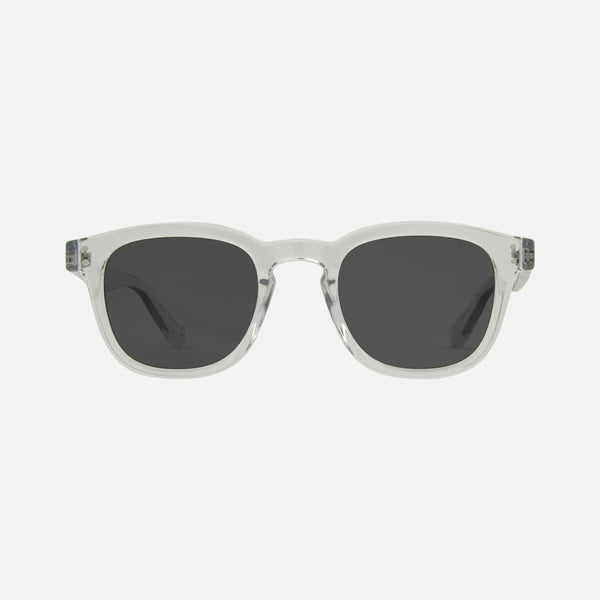 Havana - Recycled Crystal Clear Frame with Gray Injected Polarized Len