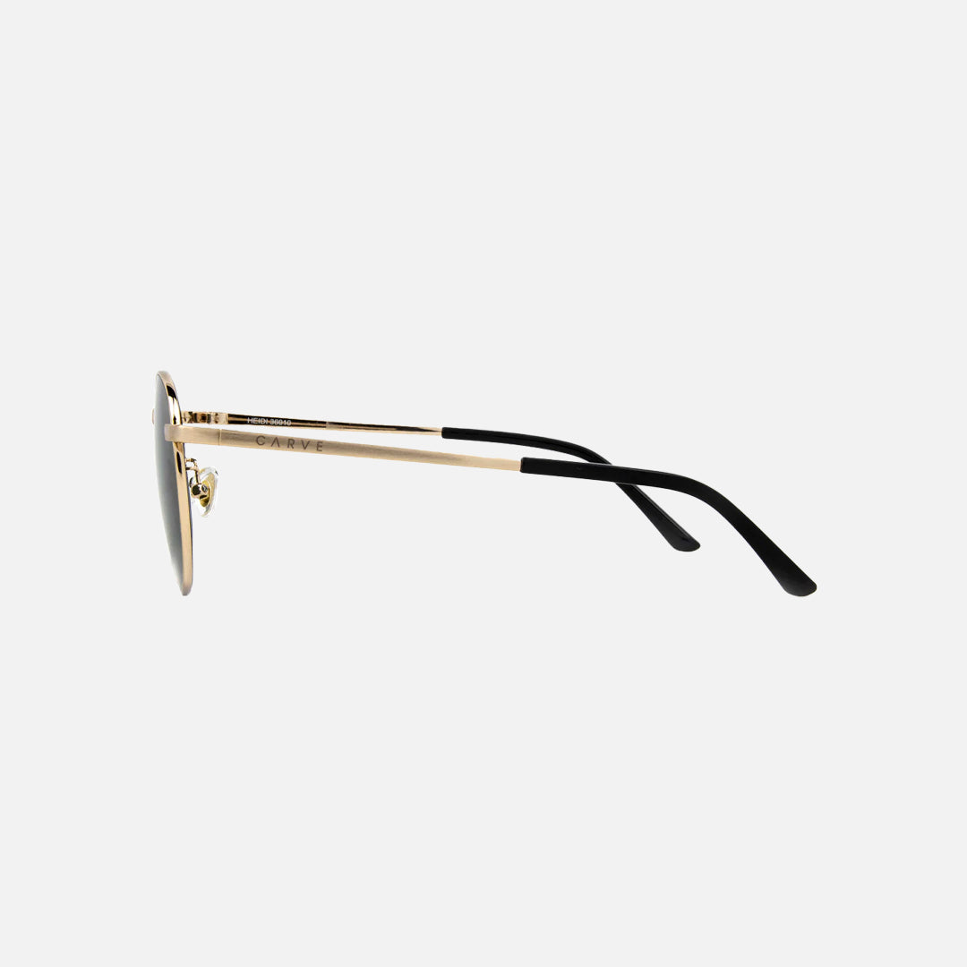 Heidi - Brushed Gold Frame Green Lens