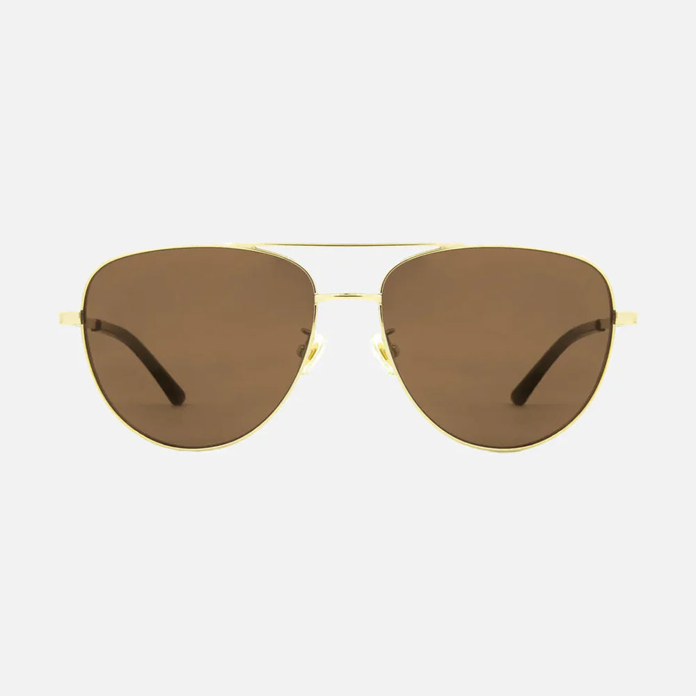 Solana - Gold Metal Frame with Brown Injected Polarized Lens