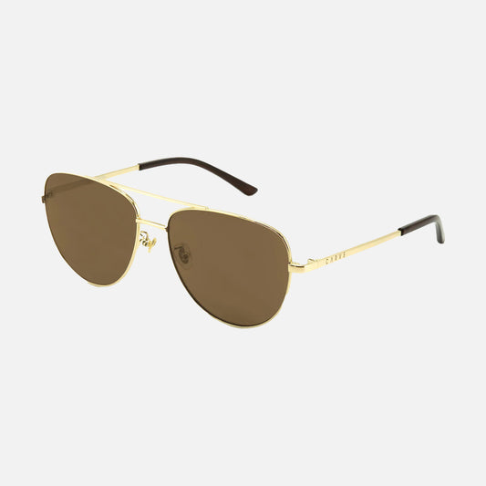 Solana - Gloss Gold Metal Frame Brown Injected Polarized Lens