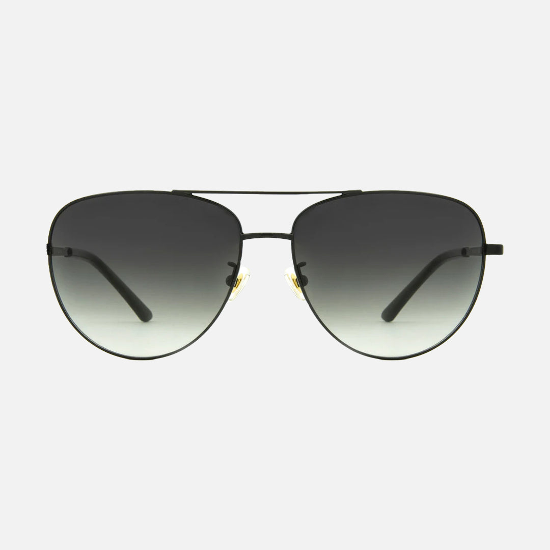 Solana - Gloss Black Metal Frame Dark Gray Clear Gradient Lens