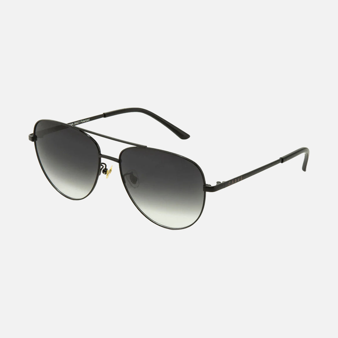 Solana - Gloss Black Metal Frame Dark Gray Clear Gradient Lens